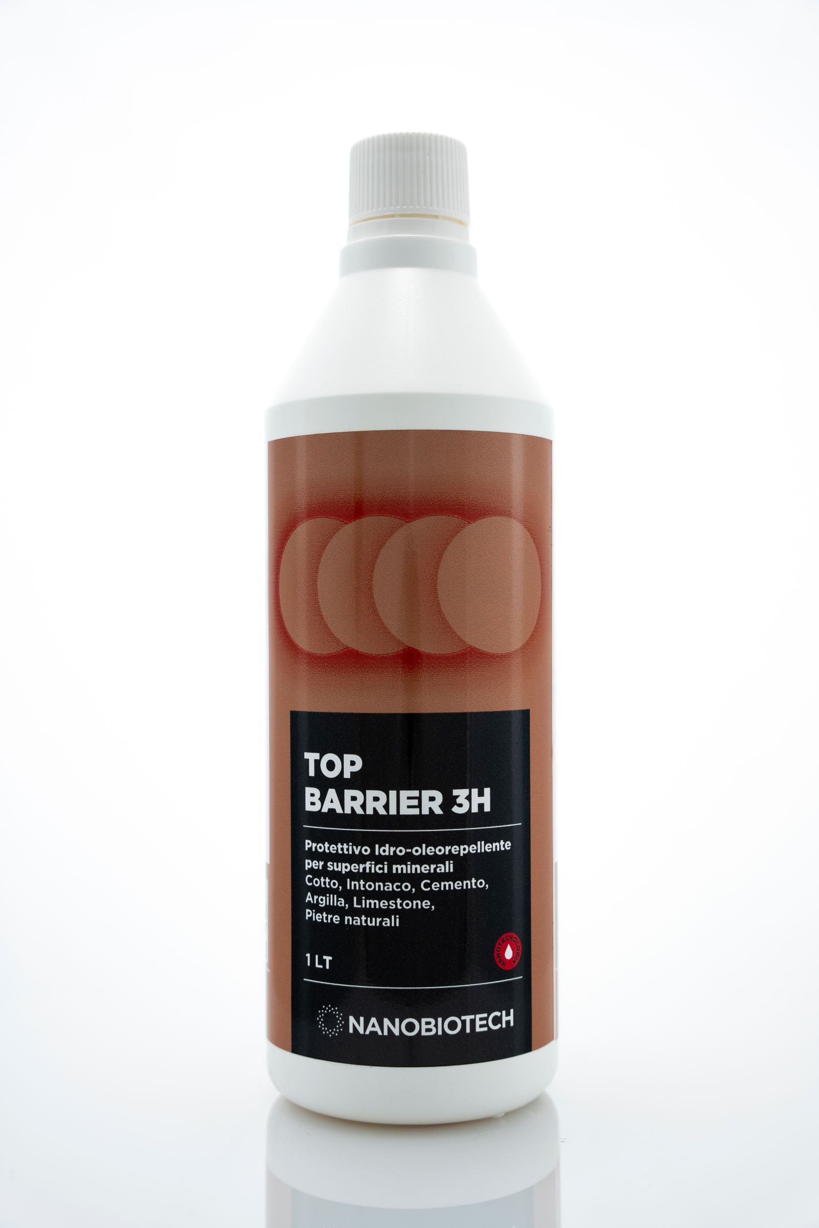 TOP BARRIER 3H – Protettivo Nano Idro-Oleorepellente Antimacchia per Cotto, Pietra, Marmo, Granito, Porfido, Limestone [20]